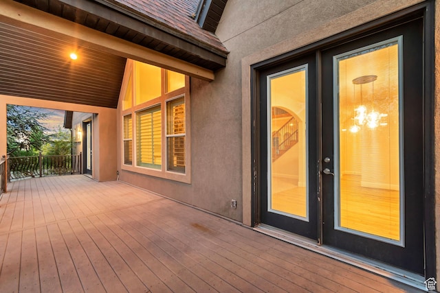 1498 W Mule Train Dr, Bluffdale, UT 84065 - view of wooden deck