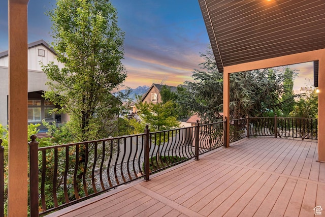 1498 W Mule Train Dr, Bluffdale, UT 84065 - view of wooden deck