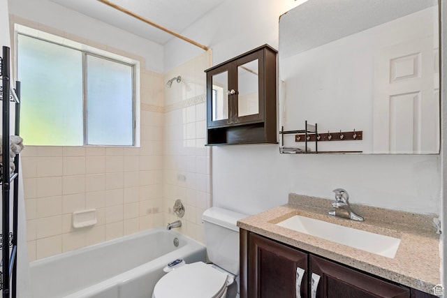 4070 W 2600 N, Corinne, UT 84307 - full bathroom with vanity, toilet, and shower / washtub combination