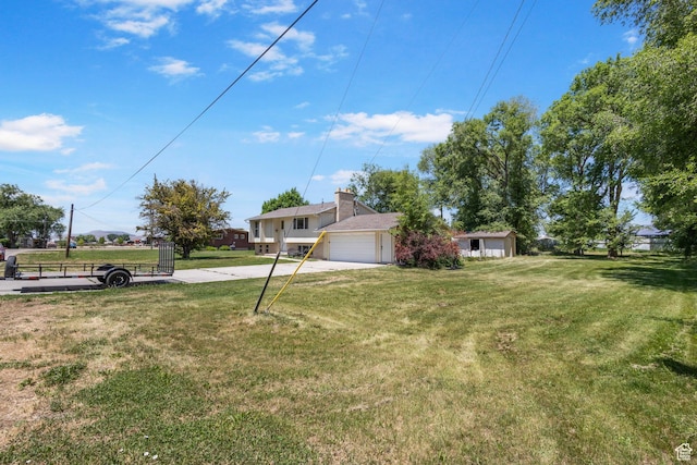 4070 W 2600 N, Corinne, UT 84307 - view of grassy yard with driveway