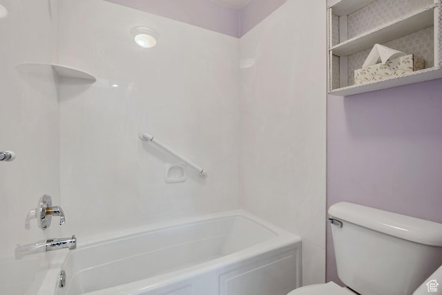 1047 E Eastgate Rd, Salt Lake City, UT 84117 - full bathroom featuring toilet and shower / washtub combination