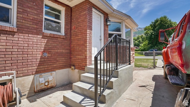 3711 Eccles E, Ogden, UT 84403 - property entrance featuring brick siding