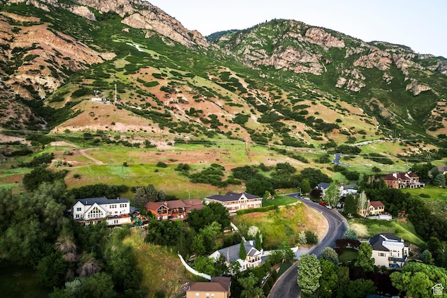 1559 E Oak Cliff Dr N, Provo, UT 84604 - aerial view of property's location with a mountainous background