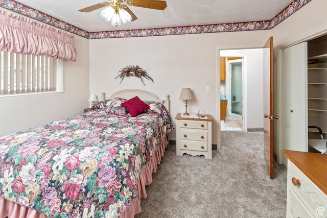 102 S 1000 W, Tremonton, UT 84337 - carpeted bedroom with a closet and a ceiling fan