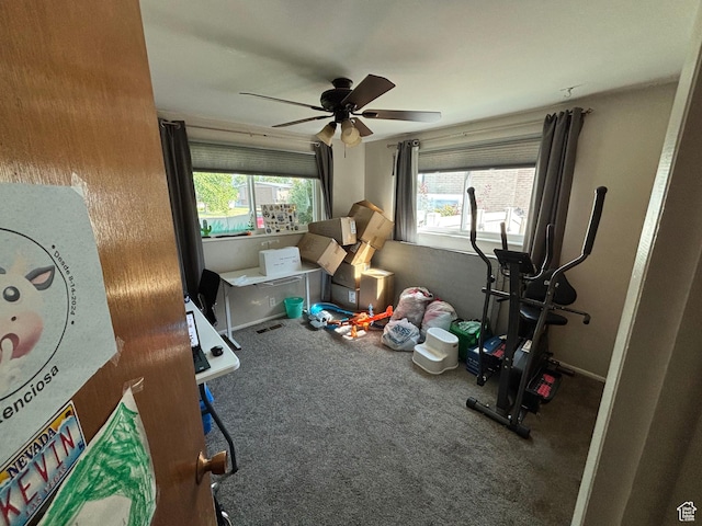 230 S 700 E, Orem, UT 84097 - carpeted bedroom featuring ceiling fan