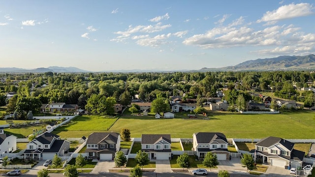 763 W 1060 S, Logan, UT 84321 - aerial perspective of suburban area featuring mountains