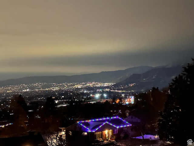 3599 E Oakview Dr, Millcreek, UT 84124 - view of city with a mountainous background and a view of city lights