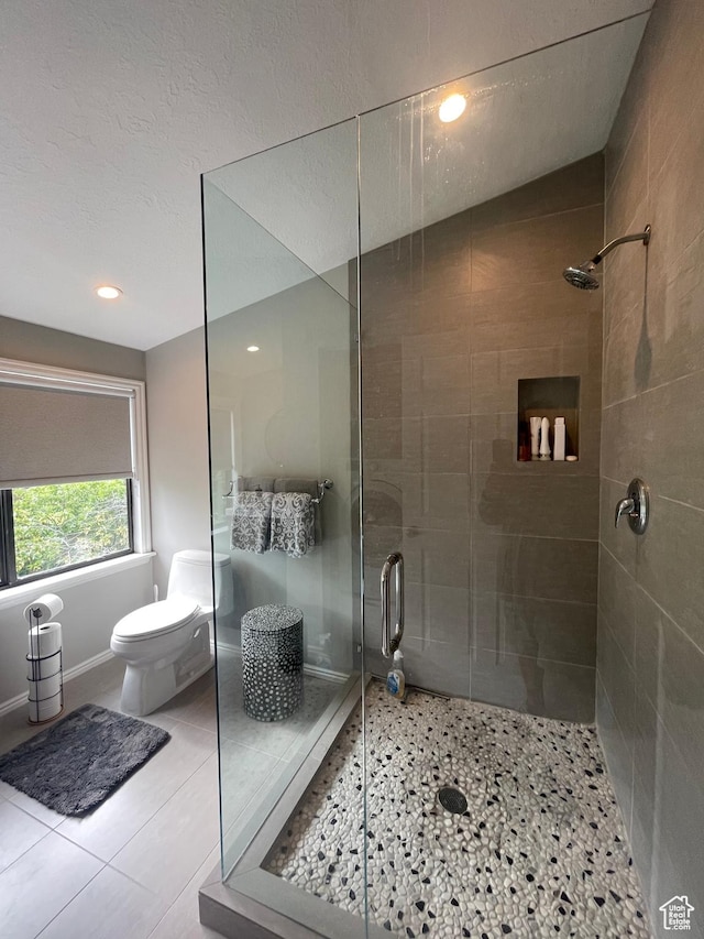 3599 E Oakview Dr, Millcreek, UT 84124 - full bath with a stall shower, recessed lighting, and tile patterned flooring