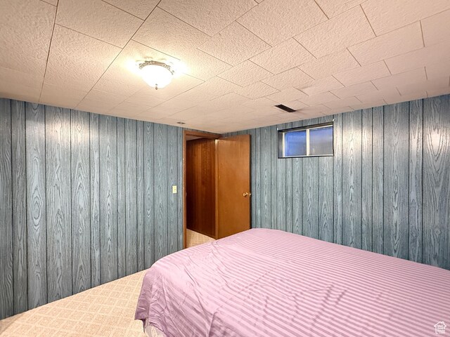 1066 Beecher Ave, Brigham City, UT 84302 - bedroom with wood walls
