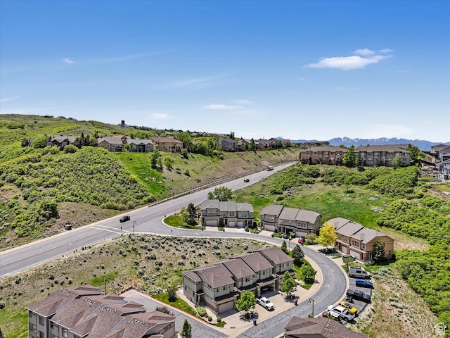 2286 E Deer Park Ln, Draper, UT 84020 - aerial view of residential area with a mountain backdrop