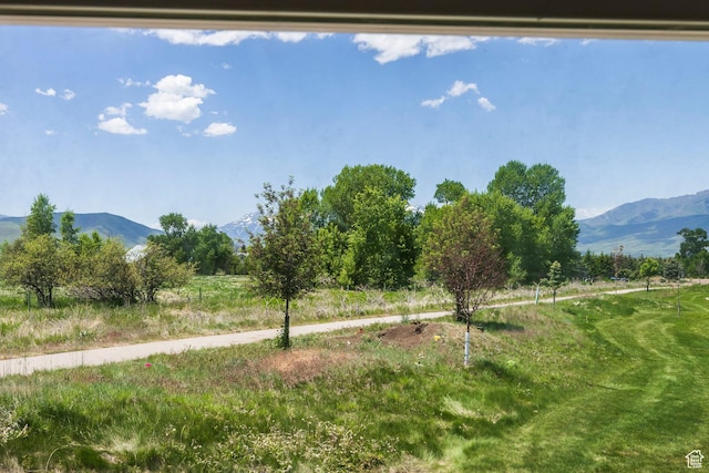 1928 E 540 S Unit 64, Heber City, UT 84032 - view of yard featuring a mountain view and a view of countryside