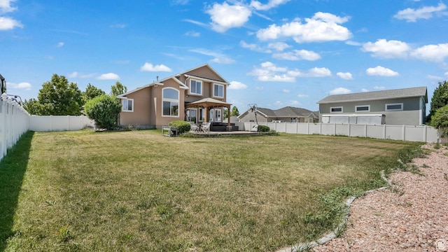 9677 S Iron Gate Rd, South Jordan, UT 84095 - view of yard with a patio