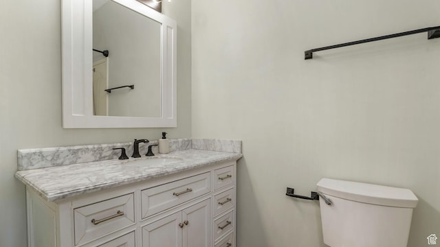 9677 S Iron Gate Rd, South Jordan, UT 84095 - bathroom featuring toilet and vanity