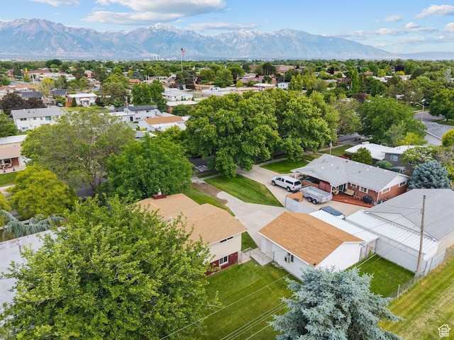 4194 S Bennion Rd, Taylorsville, UT 84129 - aerial perspective of suburban area with a mountain backdrop