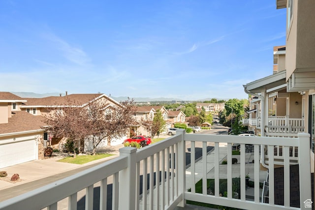 1389 S Alpine Way, Provo, UT 84606 - balcony featuring a residential view and a mountain view