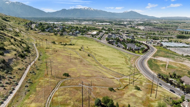 1389 S Alpine Way, Provo, UT 84606 - aerial view of property and surrounding area featuring a mountainous background