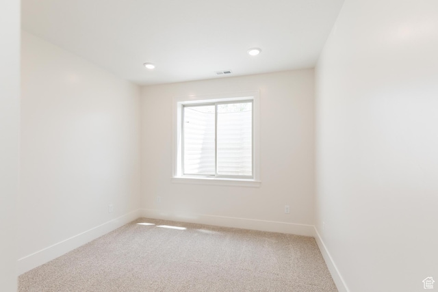 435 E 200 N, Millville, UT 84326 - empty room featuring baseboards, light carpet, and recessed lighting