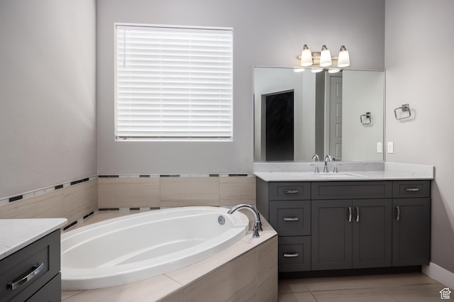 1861 N Mountain View Dr, Washington, UT 84780 - bathroom featuring vanity and a bath