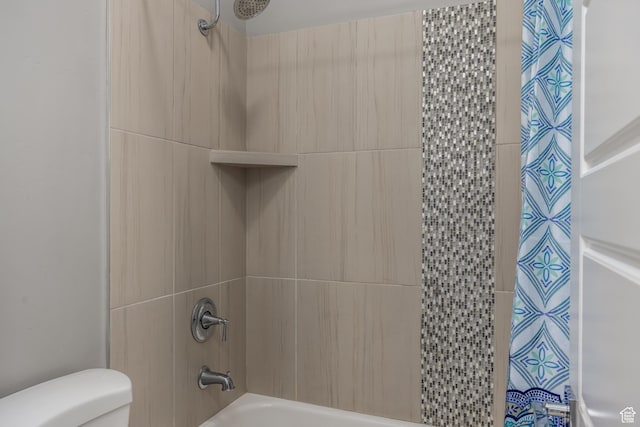 1861 N Mountain View Dr, Washington, UT 84780 - bathroom with toilet and shower / bath combo