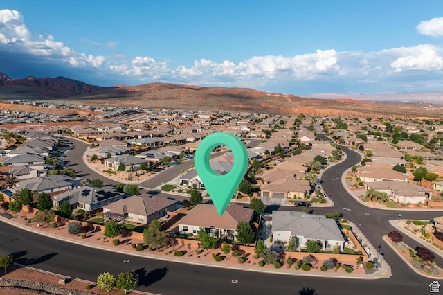 1861 N Mountain View Dr, Washington, UT 84780 - view of property location featuring a mountain backdrop and nearby suburban area