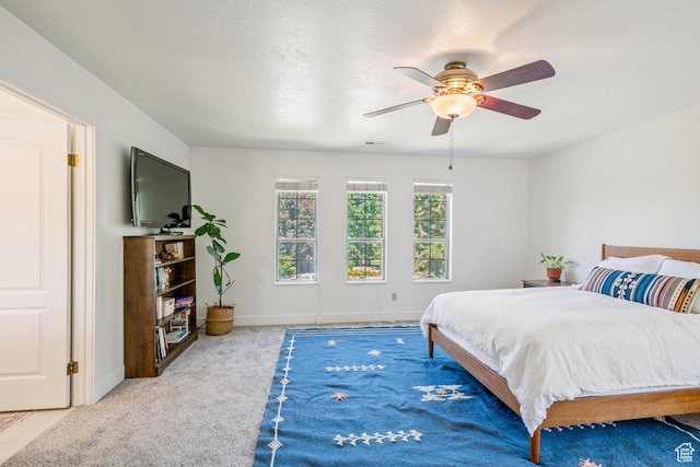 960 N E View Dr, Alpine, UT 84004 - carpeted bedroom with ceiling fan and baseboards