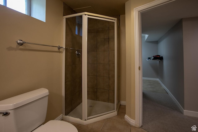 1438 E Woodland Ave S, Millcreek, UT 84106 - full bath with a shower stall and tile patterned floors