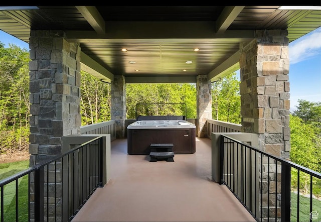 1040 S Summit Creek Dr, Woodland Hills, UT 84653 - view of patio / terrace