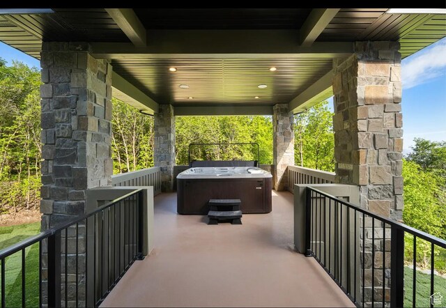 1040 S Summit Creek Dr, Woodland Hills, UT 84653 - view of patio / terrace