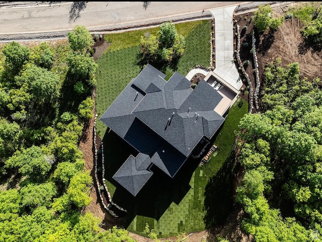 1040 S Summit Creek Dr, Woodland Hills, UT 84653 - view from above of property