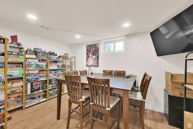 5151 S 2275 W, Roy, UT 84067 - dining space with wood finished floors, recessed lighting, and baseboards