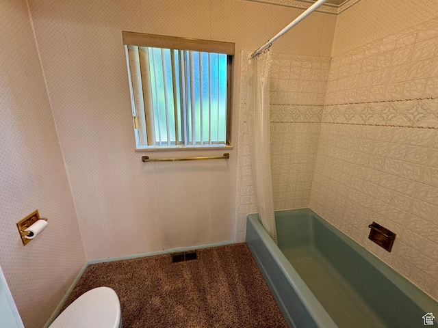 6209 W 9600 N, Highland, UT 84003 - bathroom featuring toilet and shower / bath combo