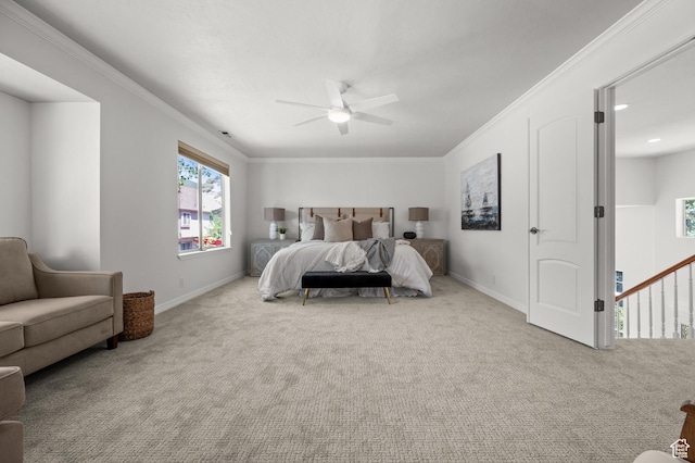 2607 E Cruise Bay Ct Unit 406, Cottonwood Heights, UT 84121 - bedroom with carpet floors, baseboards, and crown molding