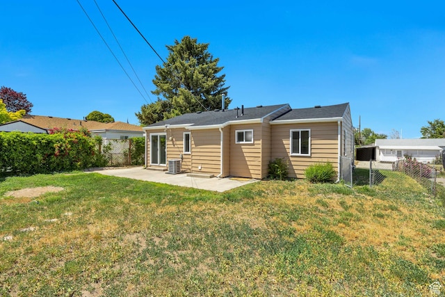 4401 W 5655 S, Salt Lake City, UT 84118 - rear view of property featuring a patio area and central AC unit