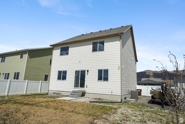 3493 N Sparrow Ln, Eagle Mountain, UT 84005 - rear view of property with a fenced backyard