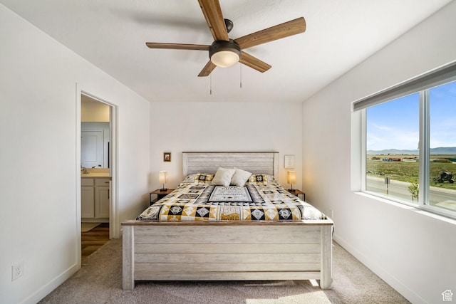 3493 N Sparrow Ln, Eagle Mountain, UT 84005 - carpeted bedroom featuring baseboards and ceiling fan