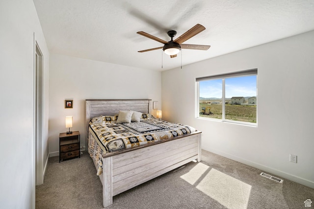 3493 N Sparrow Ln, Eagle Mountain, UT 84005 - carpeted bedroom featuring baseboards and a ceiling fan