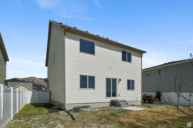 3493 N Sparrow Ln, Eagle Mountain, UT 84005 - back of property with a fenced backyard