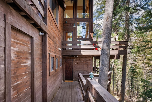 3057 E Balsam Rd, Sundance, UT 84604 - view of wooden deck