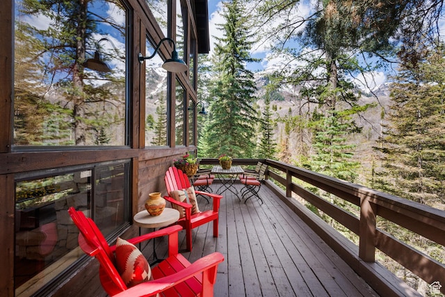 3057 E Balsam Rd, Sundance, UT 84604 - view of wooden deck