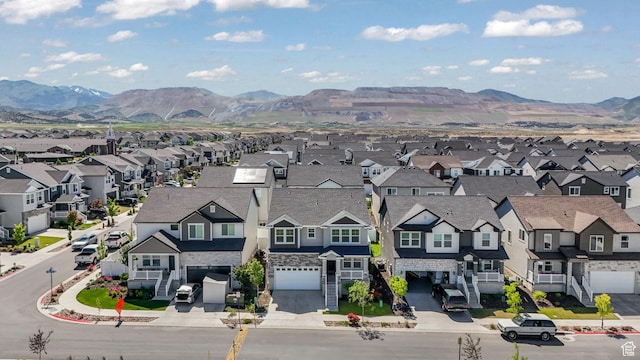 12364 S Boggs Way, Herriman, UT 84096 - aerial perspective of suburban area featuring mountains