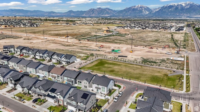 12364 S Boggs Way, Herriman, UT 84096 - aerial view of residential area featuring a mountainous background