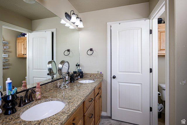 4962 S 5050 W, Hooper, UT 84315 - bathroom featuring toilet and double vanity
