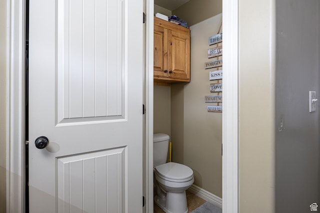 4962 S 5050 W, Hooper, UT 84315 - bathroom featuring toilet and baseboards