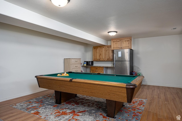 4962 S 5050 W, Hooper, UT 84315 - game room featuring light wood finished floors, pool table, and baseboards