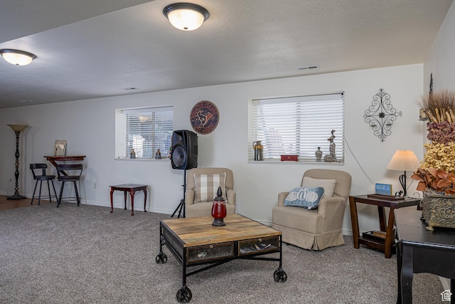 4962 S 5050 W, Hooper, UT 84315 - living area featuring carpet floors and baseboards
