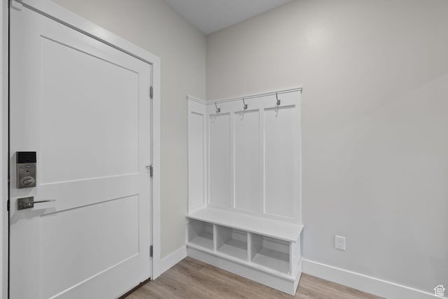 915 E 2100 N, North Ogden, UT 84414 - mudroom with light wood-type flooring and baseboards