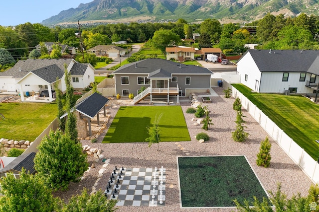 915 E 2100 N, North Ogden, UT 84414 - aerial perspective of suburban area with a mountain backdrop