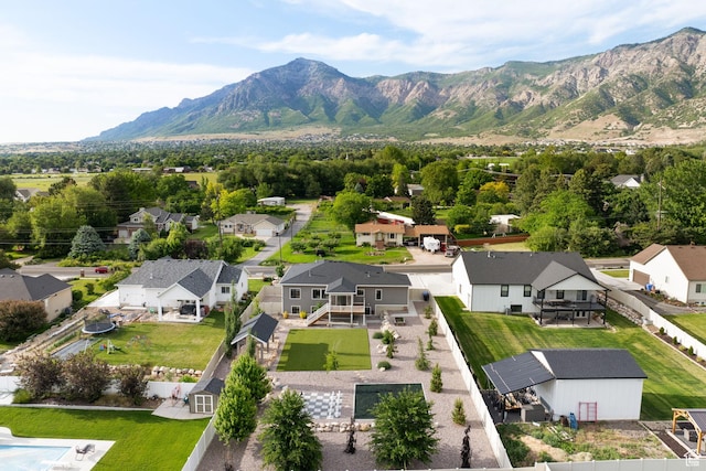 915 E 2100 N, North Ogden, UT 84414 - aerial perspective of suburban area featuring a mountain backdrop
