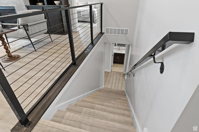 915 E 2100 N, North Ogden, UT 84414 - stairs featuring wood finished floors and baseboards