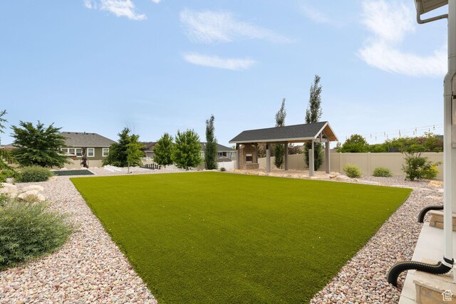 915 E 2100 N, North Ogden, UT 84414 - view of yard with a gazebo